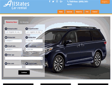 Tablet Screenshot of allstates-carrental.com